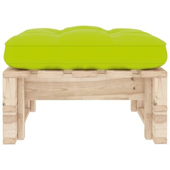 Tuinhocker pallet ge&iuml;mpregneerd grenenhout 4