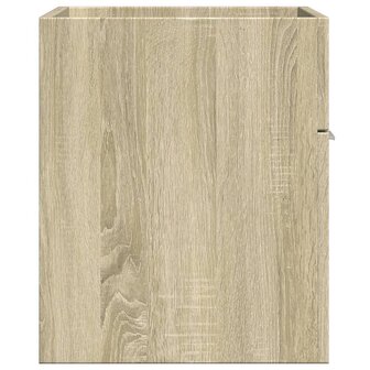 Wastafelkast 60x38,5x46 cm spaanplaat sonoma eikenkleurig 5