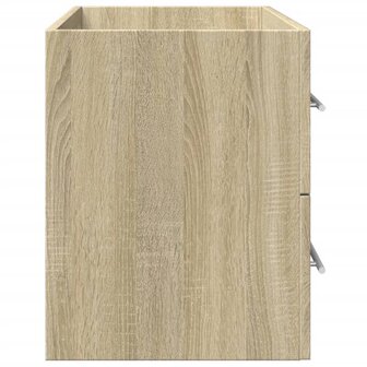 Wastafelkast 80x38,5x48 cm bewerkt hout oud houtkleurig 6
