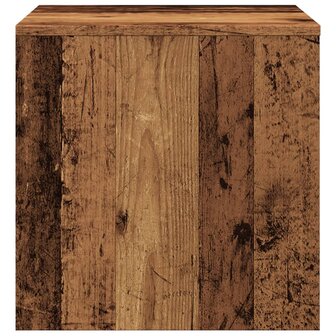 3-delige Tafeltjesset bewerkt hout oud houtkleurig 6