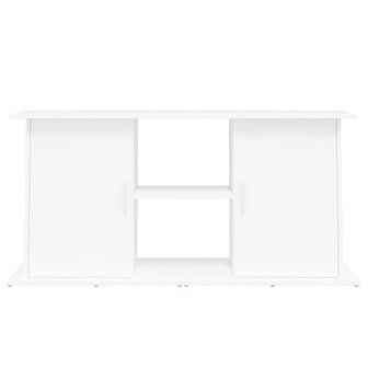 Aquariumstandaard 121x41x58 cm bewerkt hout wit 5
