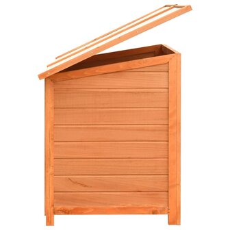 Hondenhok 120x77x86 cm massief grenenhout en vuurhout  7