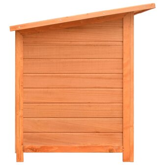 Hondenhok 120x77x86 cm massief grenenhout en vuurhout  8