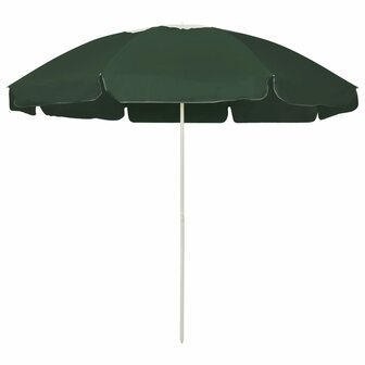 Strandparasol 240 cm groen 1