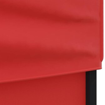 Partytent inklapbaar met zijwanden 2x2 m rood 5
