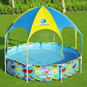Bestway Kinderzwembad Steel Pro UV Careful bovengronds 244x51 cm 3
