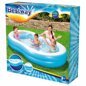 Bestway Familiezwembad Big Lagoon 262x157x46 cm  5