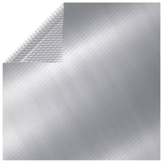Zwembadhoes 600x300 cm PE zilverkleurig 1