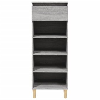 Schoenenkast 40x36x105 cm bewerkt hout grijs sonoma 7