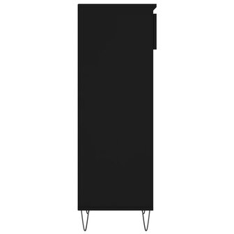 Schoenenkast 40x36x105 cm bewerkt hout zwart 7