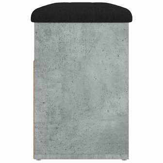Schoenenbank 82x32x45,5 cm bewerkt hout betongrijs 7