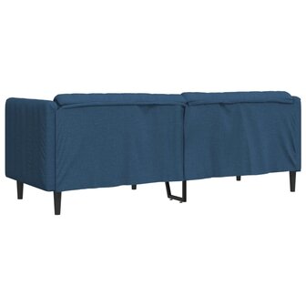 Driezitsbank stof blauw 6