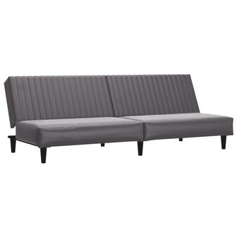 2-delige Loungeset kunstleer grijs 4