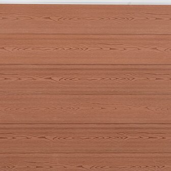 Schuttingpaneelset 180x186 cm HKC bruin 4