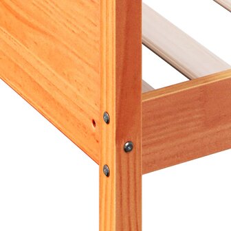 Slaapbank zonder matras 90x190 cm massief grenenhout wasbruin 7