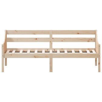 Slaapbank zonder matras 75x190 cm massief grenenhout 4