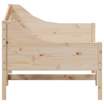 Slaapbank zonder matras 75x190 cm massief grenenhout 5