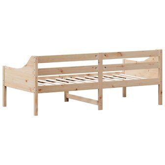 Slaapbank zonder matras 75x190 cm massief grenenhout 6