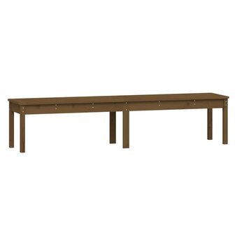 Tuinbank 2-zits 203,5x44x45 cm massief grenenhout honingbruin 2