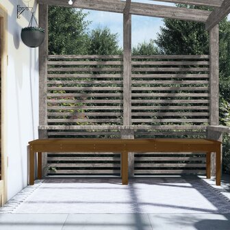 Tuinbank 2-zits 203,5x44x45 cm massief grenenhout honingbruin 3