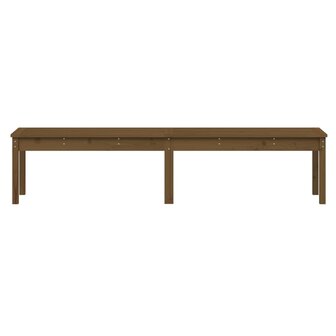 Tuinbank 2-zits 203,5x44x45 cm massief grenenhout honingbruin 4