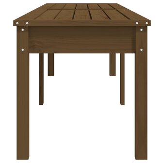 Tuinbank 2-zits 203,5x44x45 cm massief grenenhout honingbruin 5