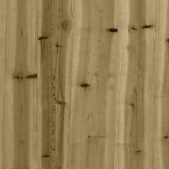 Tuinbank schanskorfontwerp 203x31x42 cm ge&iuml;mpregneerd hout 7