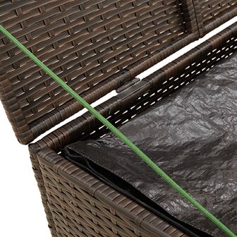 Tuinbox 291 L poly rattan bruin 8