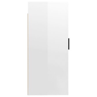 Tv-wandmeubel 40x34,5x80 cm hoogglans wit 6
