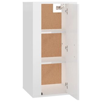 Tv-wandmeubel 40x34,5x80 cm hoogglans wit 7