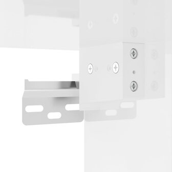 Tv-wandmeubel 40x34,5x80 cm hoogglans wit 9