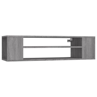Tv-hangmeubel 100x30x26,5 cm bewerkt hout grijs sonoma eiken 2