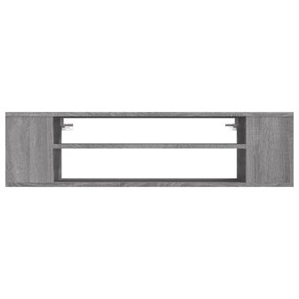 Tv-hangmeubel 100x30x26,5 cm bewerkt hout grijs sonoma eiken 4