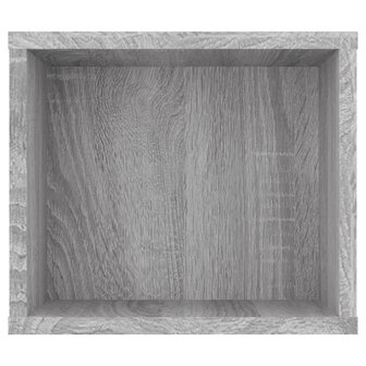 Tv-hangmeubel 100x30x26,5 cm bewerkt hout grijs sonoma eiken 5