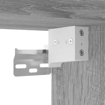 Tv-hangmeubel 100x30x26,5 cm bewerkt hout grijs sonoma eiken 6