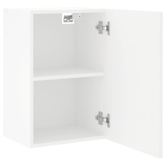 Tv-wandmeubel 40,5x30x60 cm bewerkt hout wit 6