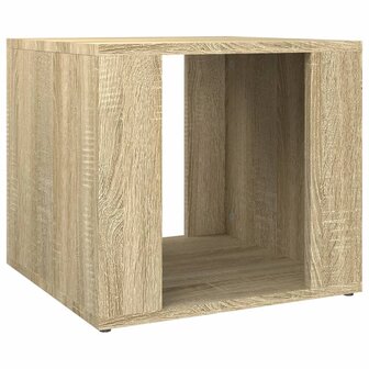 Nachtkastje 41x40x36 cm bewerkt hout sonoma eikenkleurig 2