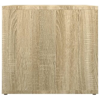 Nachtkastje 41x40x36 cm bewerkt hout sonoma eikenkleurig 6