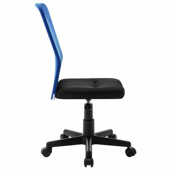 Kantoorstoel 44x52x100 cm mesh stof zwart en blauw 4