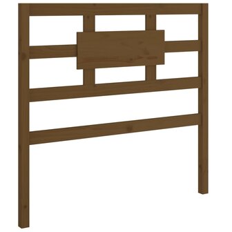 Hoofdbord 95,5x4x100 cm massief grenenhout honingbruin 2