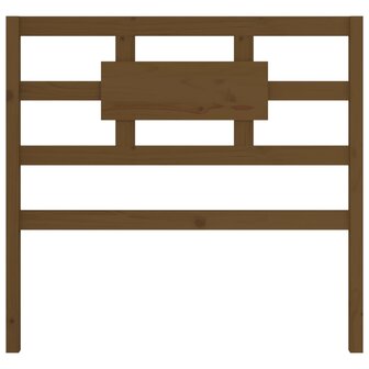 Hoofdbord 95,5x4x100 cm massief grenenhout honingbruin 4