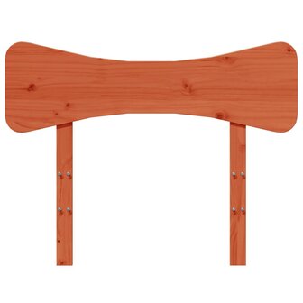 Hoofdbord 90 cm massief grenenhout wasbruin 4