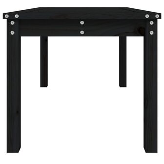Tuintafel 82,5x50,5x45 cm massief grenenhout zwart 6