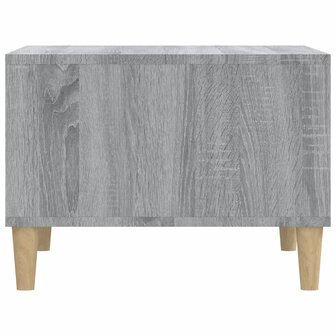Salontafel 60x50x36,5 cm bewerkt hout grijs 6