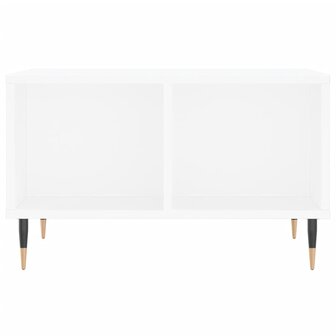 Salontafel 60x50x36,5 cm bewerkt hout wit 4