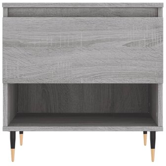 Salontafel 50x46x50 cm bewerkt hout grijs sonoma eikenkleurig 5