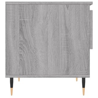 Salontafel 50x46x50 cm bewerkt hout grijs sonoma eikenkleurig 7