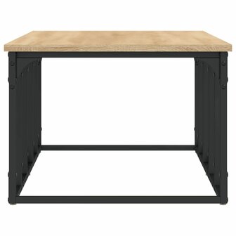 Salontafel 100x50x35,5 cm bewerkt hout sonoma eikenkleurig 5