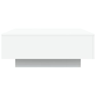 Salontafel met LED-verlichting 80x80x31 cm wit 7