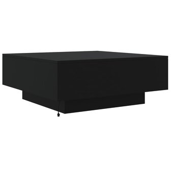 Salontafel met LED-verlichting 80x80x31 cm zwarty 9
